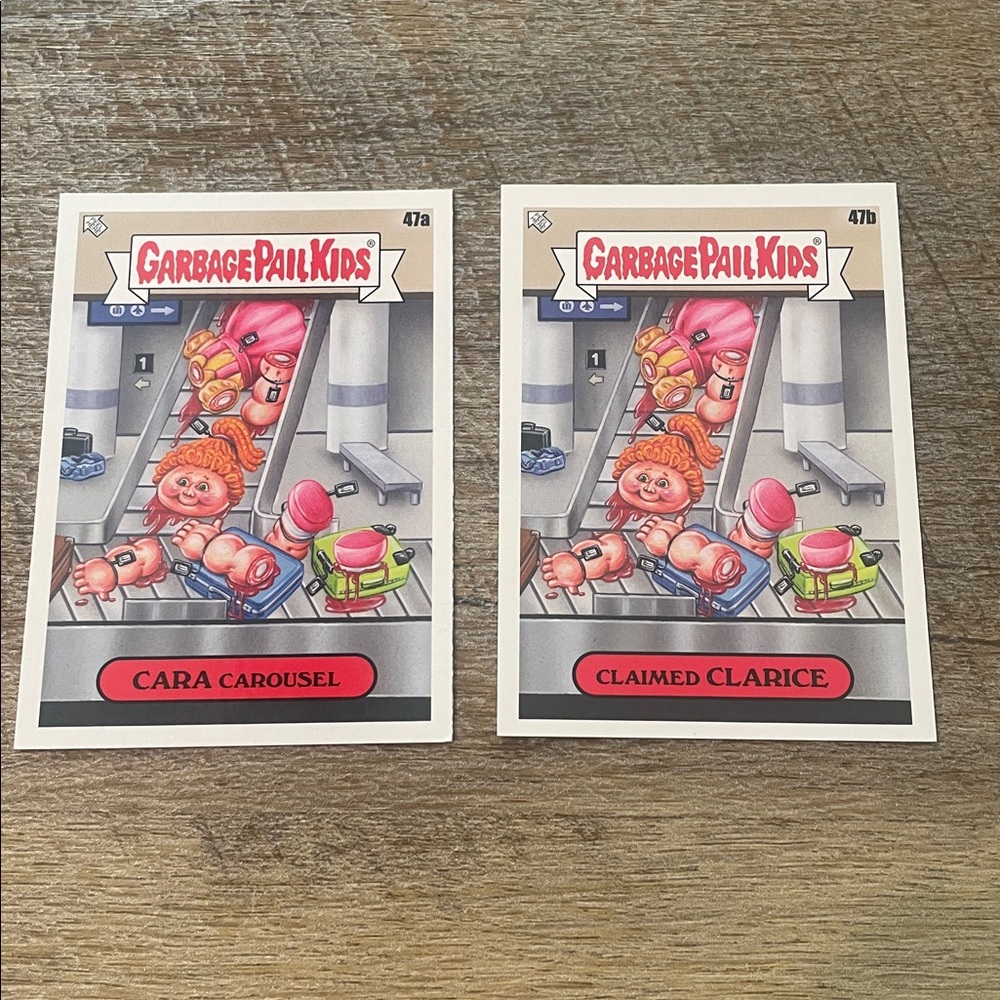 ✨10/$10 GPK SALE✨ Garbage Pail Kids GPK Go on Vacation Base 47a and 47b